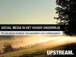 Social Media in het Hoger Onderwijs