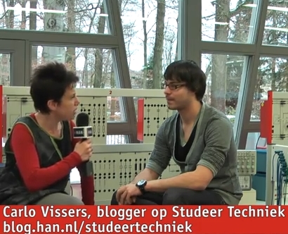 Videoblog: Carlo Vissers 1e jaars HAN Elektrotechniek blogt op Studeer Techniek
