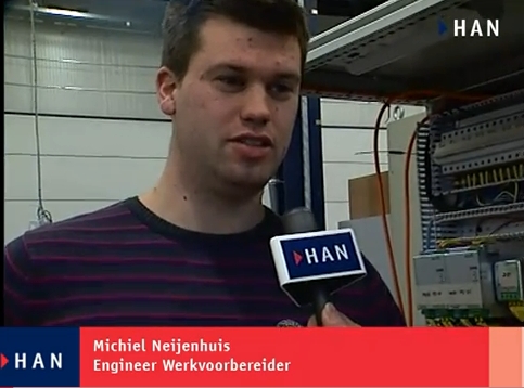 Videoblog: Michiel Neijenhuis oud-HAN student Elektrotechniek werkt bij Huisman Elektrotechniek
