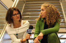 Photoblog: Neveda and Diana making a video