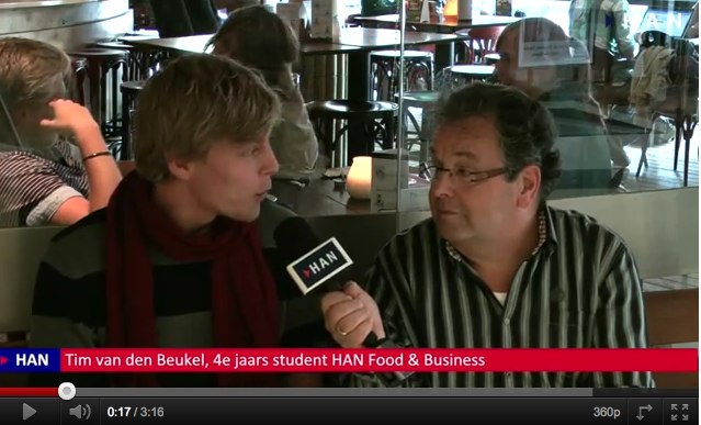 Videoblog: Tim van den Beukel 4e jaars student over opleiding HAN Food & Business