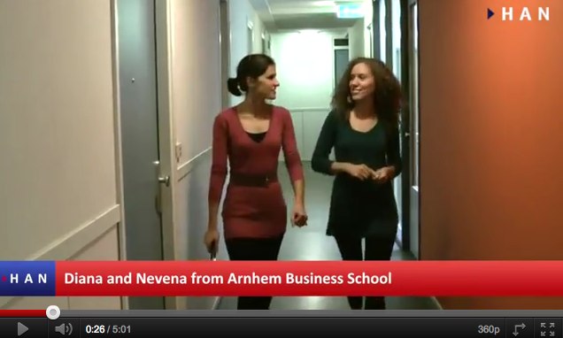 Videoblog: Two Bulgarian students of HAN Arnhem Business School living in Arnhem