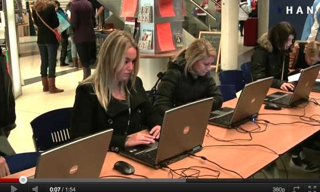 Videoblog: Sfeerimpressie Open dag HAN Economie Management en Recht