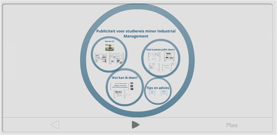 Presentatie voor minor Industrieel Management: publiciteit