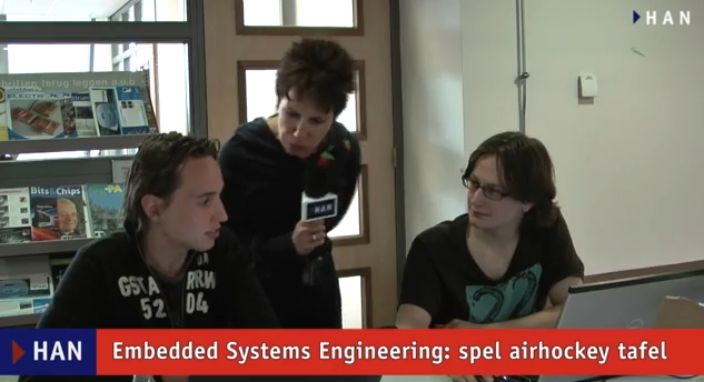Videoblog: Embedded Systems Engineering spellen voor basisschool – airhockey tafel
