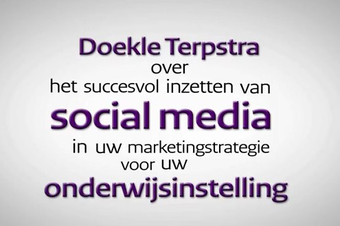 Social media in het onderwijs volgens Doekle Terpstra