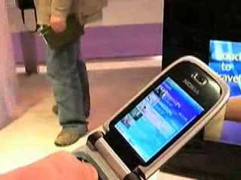 Nokia 6131 telephone with an RFID/NFC chip: great demo!