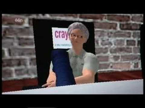 Miel en Clo in Second Life op Belgische TV