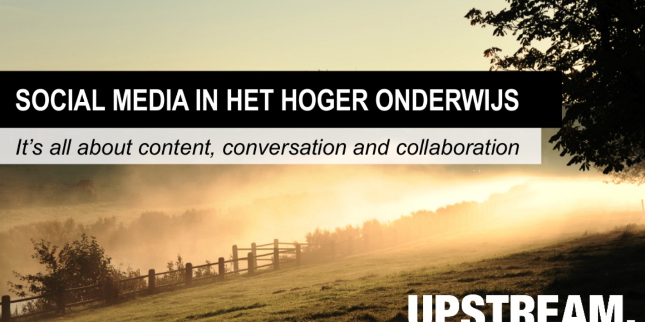 Presentatie Social Media in het Hoger Onderwijs